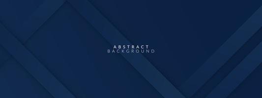 Modern dark blue paper background with dark 3d layered line triangle texture vector