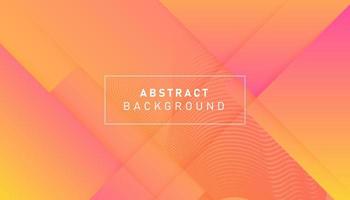 Colorful gradient geometric background. Abstract dynamic shapes composition design vector