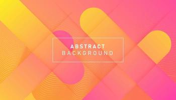 Colorful gradient geometric background. Abstract dynamic shapes composition design vector