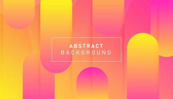 Colorful gradient geometric background. Abstract dynamic shapes composition design vector