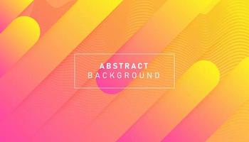 Colorful gradient geometric background. Abstract dynamic shapes composition design vector