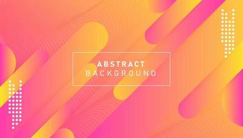 Colorful gradient geometric background. Abstract dynamic shapes composition design vector