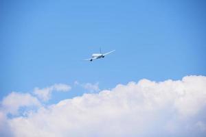 Modern airplane view photo