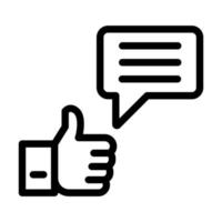 Positive Comment Icon Design vector