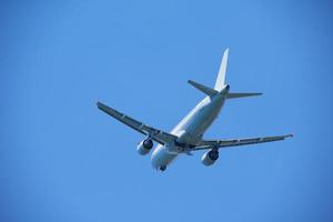 Modern airplane view photo