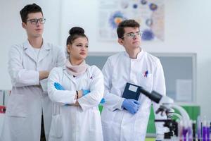 Group portrait of young medical students photo