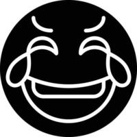Laughing Icon Style vector