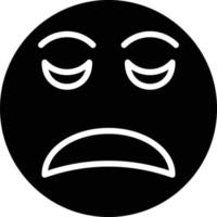 Disappointed Icon Style vector