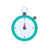 Stopwatch to set reminder time for product promotion schedule. vector