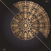 Luxury ornamental mandala background design template vector