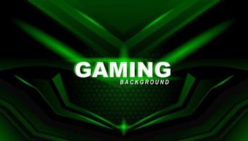 Abstract dark green Futuristic Gaming Background,dark green geometric background  for banner or Offline stream,gaming background template vector