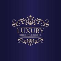Luxury logo design vector template