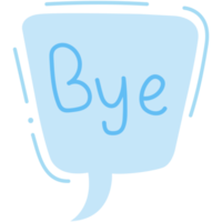 Speech bubble. Transparent PNG clipart for design