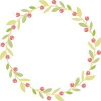 pink pastel daisy spring wreath doodle flat style png