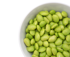 Green soybeans isolated png