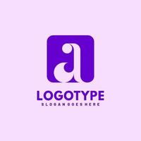 Modern initial AA logo letter simple and creative design concept vector