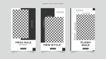 fashion sale social media post banner vector