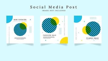 fashion sale social media post banner vector