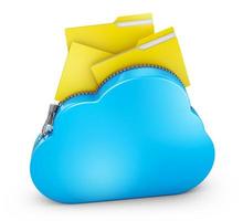 Cloud and folders photo