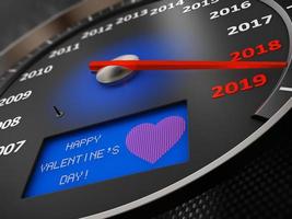 Speedometer Happy Valentine's Day photo