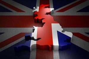Great Britain on the flag photo