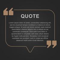 Quote box frames templates. vector illustration. eps 10.