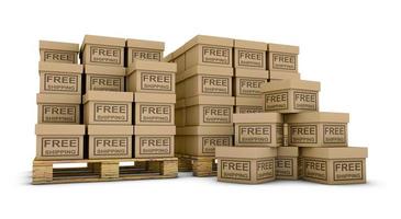 Boxes free shipping photo