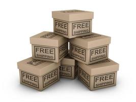 Boxes free shipping photo