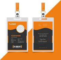 ID Card design template. Suitable for companies, corporates, offices and many other of business purposes. vector