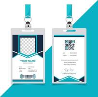 ID Card design template. Suitable for companies, corporates, offices and many other of business purposes. vector