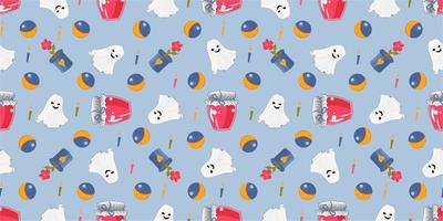 Seamless pattern for kids. Cute children's toys on a white background. Newborn textile design.. vector