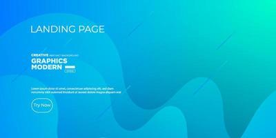 Modern geometric bright blue abstract background, dynamic shape composition landing page backgrounds. eps10 vector