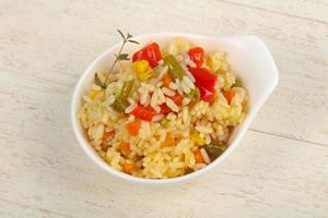 Mexican rice dish photo