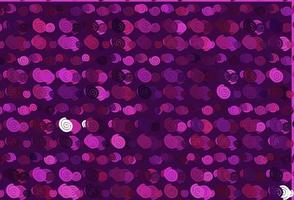 Light Pink vector background with curved circles.