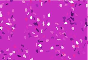 Light Pink vector pattern with chaotic shapes.