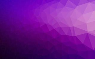 Dark Purple vector abstract polygonal cover.