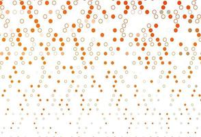 Light Orange vector cover with spots.