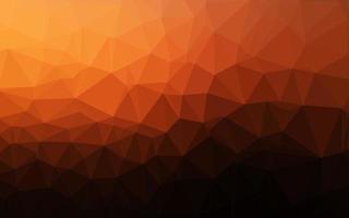 Dark Orange vector low poly texture.