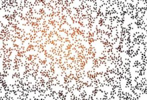 Light Orange vector cover with spots.