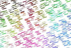 Light Multicolor, Rainbow vector pattern with narrow lines.
