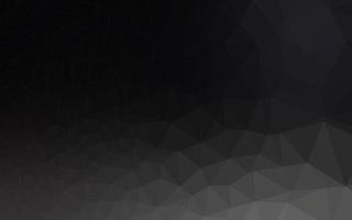 Dark Black vector polygonal background.