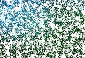 Dark blue, green vector template with repeated sticks.