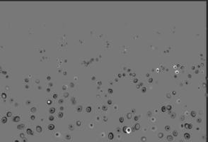 Light Silver, Gray vector cover with spots.