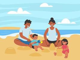 Self Care Activities by Having Holiday with Family vector