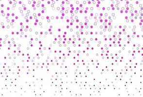 Light Pink vector backdrop with dots.