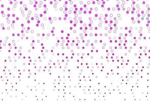 Light Pink vector backdrop with dots.