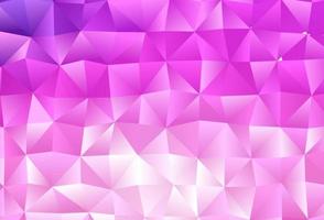 textura de triángulo borroso vector rosa claro.