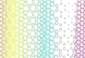 Light multicolor, rainbow vector layout with circle shapes.