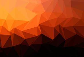 Dark Orange vector blurry triangle texture.