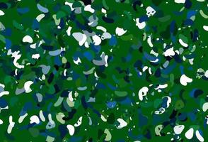 Light Blue, Green vector backdrop with abstract shapes.